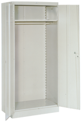 36 x 24 x 78'' (Dove Gray or Putty) - Wardrobe Cabinet - Exact Tool & Supply