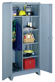 36 x 24 x 78'' (Dove Gray or Putty) - Full Height Storage Cabinet - Exact Tool & Supply