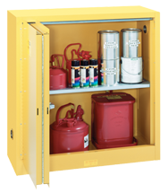 Flammable Liqiuds Storage Cabinet - #5441N 43 x 18 x 44'' (2 Shelves) - Exact Tool & Supply