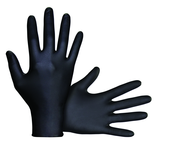 Raven Powder Free Black Nitrile Glove, 6 Mil - Medium - Exact Tool & Supply