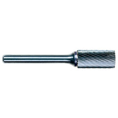 1/4 EdgeHog Cyl Flat End Miniature Carbide Bur SA-51 Fine - Exact Tool & Supply