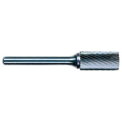 6mm EdgeHog Cylindrical Flat End Cabide Bur SA-1M-D Std Alt. Diamond (Double) - Exact Tool & Supply