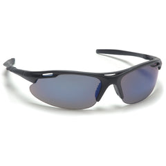 Safety Glasses - Blue Mirror Lens, Black Frame, Avante - Exact Tool & Supply