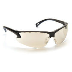 Safety Glasses - Black Frame, Indoor/Outdoor Lens - Exact Tool & Supply