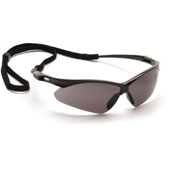 Safety Glasses - Black Frame, Gray Lens - Exact Tool & Supply