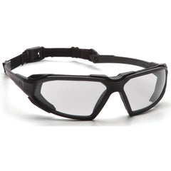 Safety Glasses - Black Frame, Clear Fog Free Lens - Exact Tool & Supply