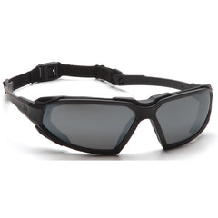 Safety Glasses - Black Frame, Gray Fog Free Lens - Exact Tool & Supply