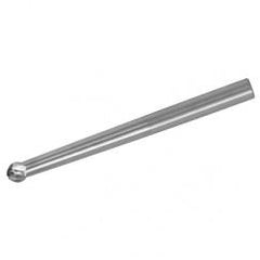 1/2" Dia. - 4" OAL - CBD-30° Helix-Spherical Ball Nose-End Mill-2 FL - Exact Tool & Supply