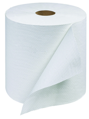 800' Universal Roll Towels White - Exact Tool & Supply