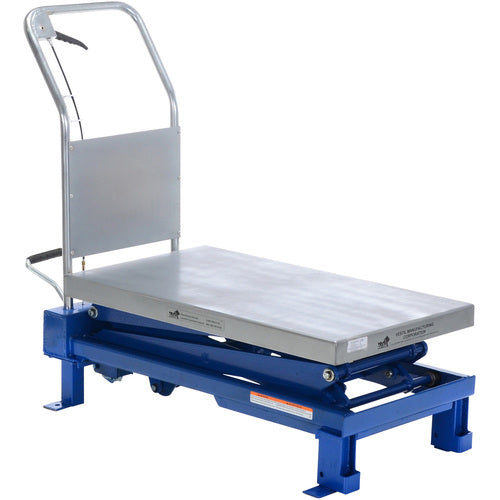 Foot Pump Scissor Lift 800 lb 20 × 35.5 - Exact Tool & Supply