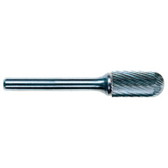 3mm EdgeHog Cyl Radius End Miniature Carbide Bur SC-42L76M 76mm OAL Standard - Exact Tool & Supply
