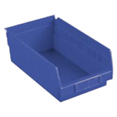 8 3/8″ × 11 5/8″ × 4″ - Blue Economy Shelf Bin - Exact Tool & Supply
