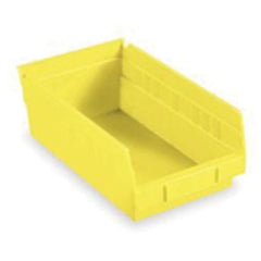 8 3/8″ × 17 7/8″ × 4″ - Yellow Economy Shelf Bin - Exact Tool & Supply