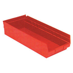 8 3/8″ × 17 7/8″ × 4″ - Red Economy Shelf Bin - Exact Tool & Supply