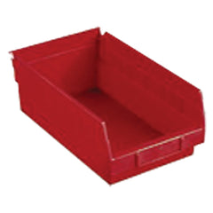 11 1/8″ × 23 5/8″ × 4″ - Red Economy Shelf Bin - Exact Tool & Supply