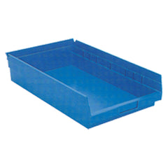 11 1/8″ × 17 7/8″ × 4″ - Blue Economy Shelf Bin - Exact Tool & Supply