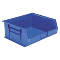 11″ × 10 7/8″ × 5″ - Blue Hanging or Stackable Bin - Exact Tool & Supply