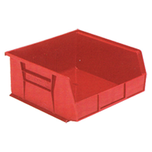 11″ × 10 7/8″ × 5″ - Red Hanging or Stackable Bin - Exact Tool & Supply
