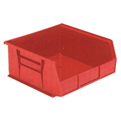 11″ × 10 7/8″ × 5″ - Red Hanging or Stackable Bin - Exact Tool & Supply