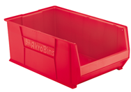 12-3/8" x 20" x 8" - Red Stackable Bins - Exact Tool & Supply