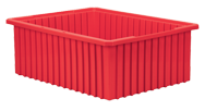 20-1/8 x 14-7/8 x 7-7/16'' - Red Akro-Grid Stackable Containers - Exact Tool & Supply