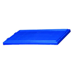 Blue Lid for use with Akro Nest-Stack Tote 35–200 - Exact Tool & Supply