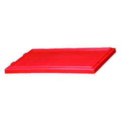 Red Lid for use with Akro Nest-Stack Tote 35–200 - Exact Tool & Supply