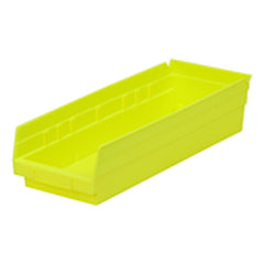 6 5/8″ × 17 7/8″ × 4″ - Yellow Economy Shelf Bin - Exact Tool & Supply