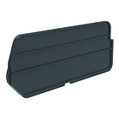 6-Pack-7 3/8″ × 3″ - Black - Bin Dividers for use with Akro Stackable Bins - Exact Tool & Supply