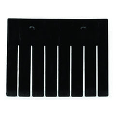 6-Pack - Black - Short Bin Dividers for use with Akro-Grid Container 33-168 - Exact Tool & Supply
