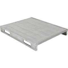 Solid Steel Deck Pallet 39.5 × 47 × 6.5 - Exact Tool & Supply