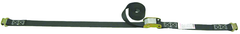Load Binder - 1" x 10' - Flat Hook Ratchet Buckle Style - Exact Tool & Supply