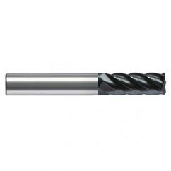 9mm Dia. - 72mm OAL - Uncoated - Solid Carbide - 4 FL-High Spiral End Mill - Exact Tool & Supply