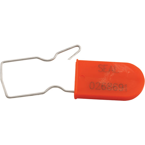 Red Polypropylene Security Seal 3″ - Exact Tool & Supply