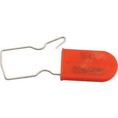 Red Polypropylene Security Seal 3″ - Exact Tool & Supply