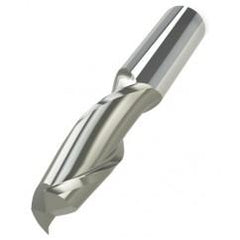 3/8" Dia. - 1/2" LOC - 2" OAL - 2 FL Carbide S/E HP End Mill-AlTiN - Exact Tool & Supply