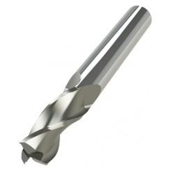 13/64" Dia. - 3/8" LOC - 2" OAL - 3 FL Carbide S/E HP End Mill-AlTiN - Exact Tool & Supply