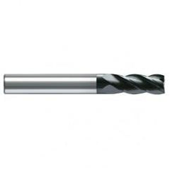 10mm Dia. - 72mm OAL - AlCrN - Solid Carbide - High Spiral End Mill - 4 FL - Exact Tool & Supply