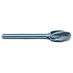3mm EdgeHog Elliptical Miniature Carbide Bur SE-41M-D Std Alt Diamond (Double) - Exact Tool & Supply