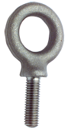 Shoulder Pattern Eye Bolt - M42 x 4.50 Thread; 73.0mm Eye Dia. - Exact Tool & Supply