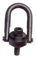 Hoist Ring - 1-1/2-6; 2.70'' Thread Length; 24000 lb Rating Load; 12.47'' OAL - Exact Tool & Supply