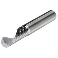 1/8" Dia. - 1-1/2" OAL - CBD - Router-Single Flute Plastic LH Spiral; RH Cut - Exact Tool & Supply