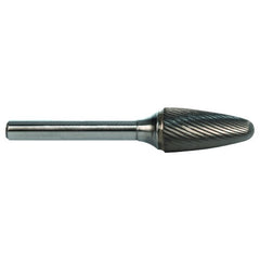 1/4 EdgeHog Tree Shape Radius End Miniature Carbide Bur SF-51 Fine - Exact Tool & Supply