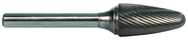 1/2 EdgeHog Tree Shape Radius End Carbide Bur SF-5 Standard - Exact Tool & Supply