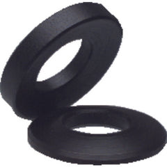 1″ Bolt Size - Black Oxide Cold Rolled Steel - Spherical Washer - Exact Tool & Supply