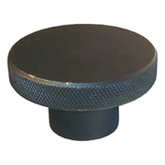 Knurled Knobs - #10–24 Threaded Hole, 3/4″ Knob Diameter, 1/2″ Hub Diameter - Exact Tool & Supply
