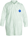 Tyvek® White Two Pocket Lab Coat - 2XL  (case of 30) - Exact Tool & Supply