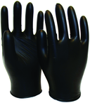 5 Mil Black Powder Free Nitrile Gloves - Size Medium (box of 100 gloves) - Exact Tool & Supply