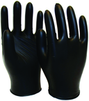 5 Mil Black Powder Free Nitrile Gloves - Size Small (case of 10 boxes of 100 gloves) - Exact Tool & Supply