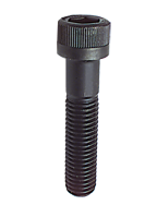 M8 - 1.25 x 25 - Black Finish Heat Treated Alloy Steel - Cap Screws - Socket Head - Exact Tool & Supply